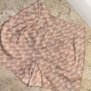 Fendi women’s shorts pink with white fendi print